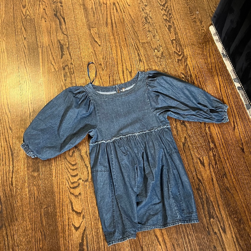Free People Denim Dress Size XS Never Worn